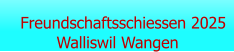 Freundschaftsschiessen 2025 Walliswil Wangen